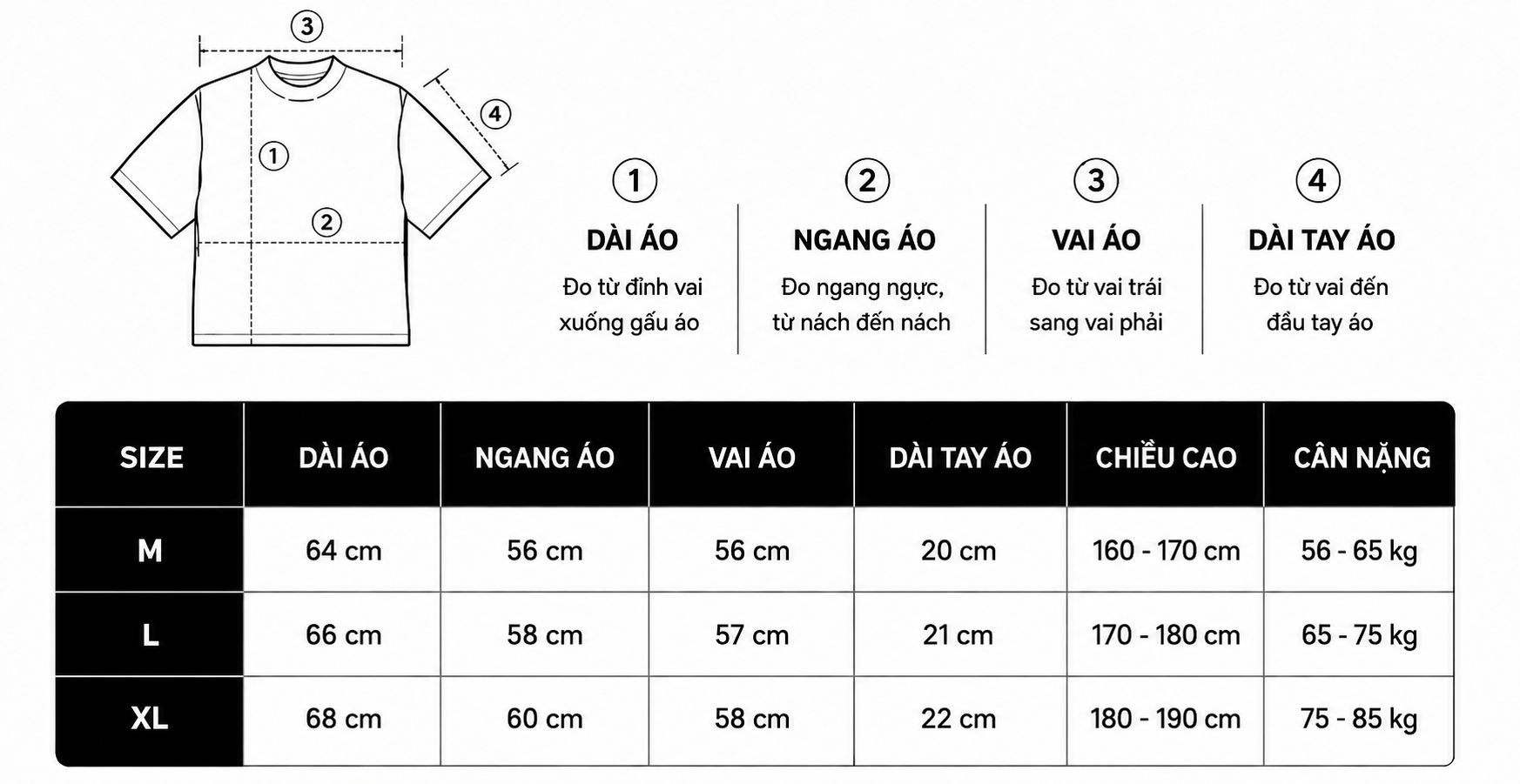 Hướng dẫn chọn size