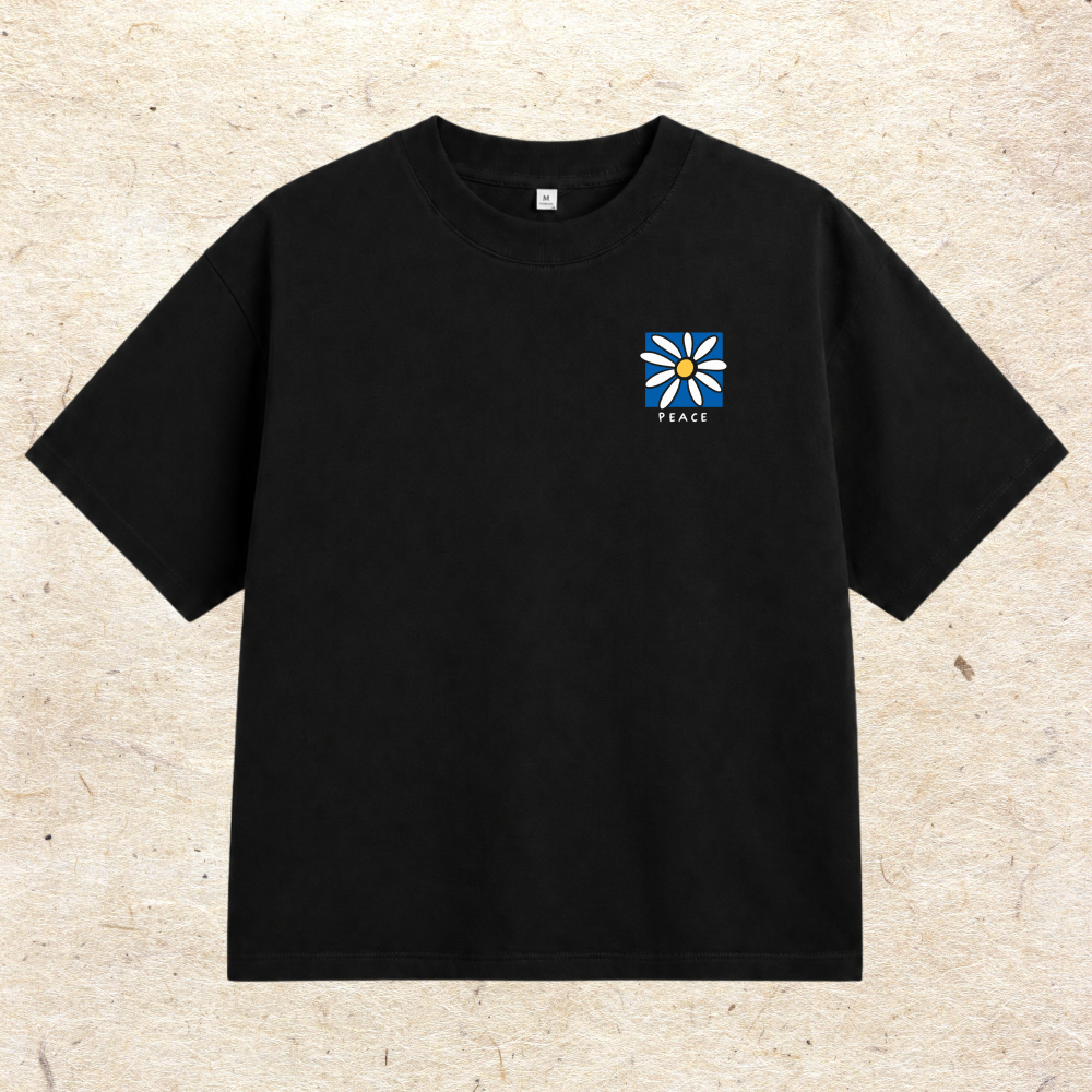 GOOD DAY Daisy Boxy Tee – Premium Heavy Cotton 250GSM 3